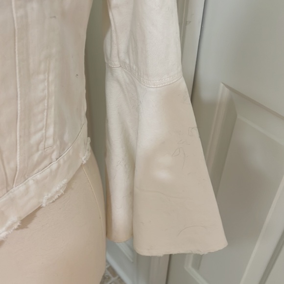 Romeo and Juliet Couture Distressed Denim Jacket - Picture 5 of 8